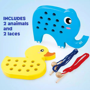 Zoo String Toy- Elephant and Duck CNF6