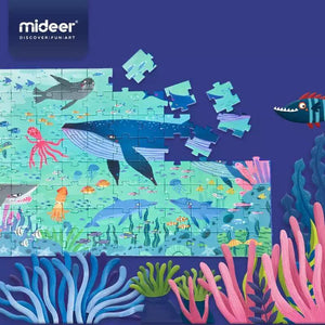 Mideer Portable Gift Box Puzzle-Ocean 104pcs - HN Bazar 