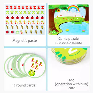 Beetle Bee Animal Magnetic Puzzle Board CNF6