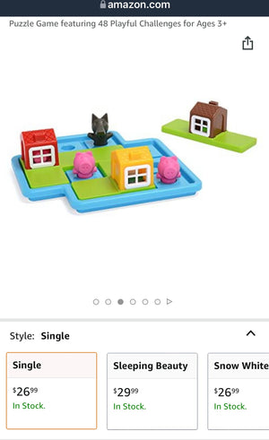 Three Little Piggies - Deluxe Cognitive Skill - CNF A