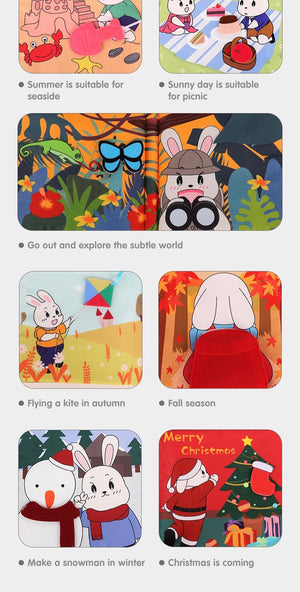 Cloth Book 3D Washable Cloth Book For Kids