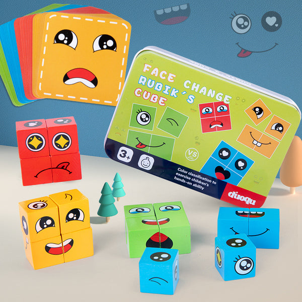 Load image into Gallery viewer, Face-Changing Expression Rubik's Cube - CNF7

