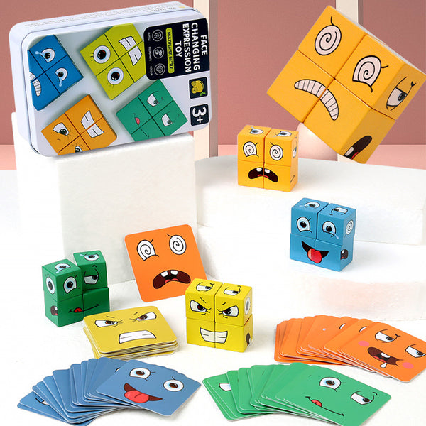 Load image into Gallery viewer, Face-Changing Expression Rubik's Cube - CNF7
