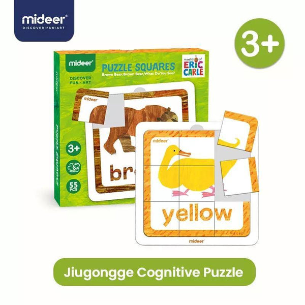 Load image into Gallery viewer, Mideer Cube Puzzle Brown Bear - HN Bazar 
