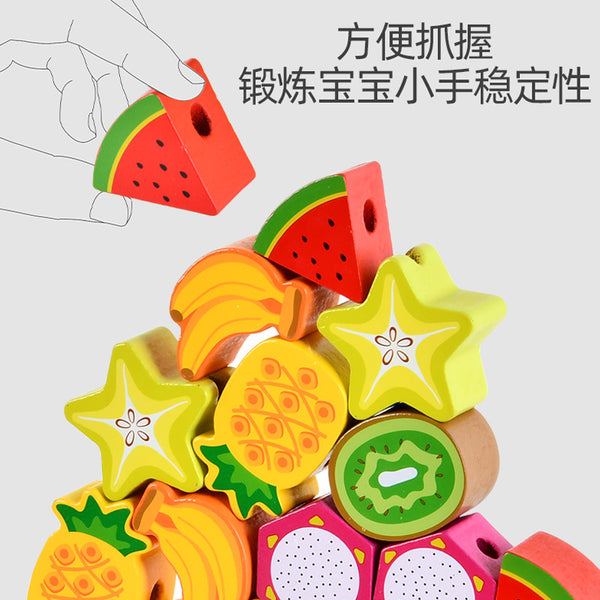 Load image into Gallery viewer, Hedgehog Fruit Balance Building Blocks - CNF7
