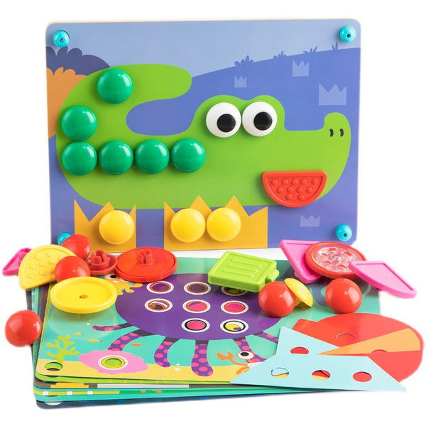 Load image into Gallery viewer, 3D Puzzles Colorful Buttons Assembling  CNF D

