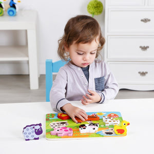 Tooky Toy Traffic Chunky Puzzle