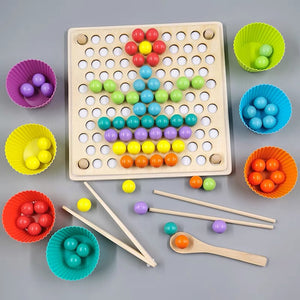 Clip Beads Toys + Color Sorting Toys CNF5