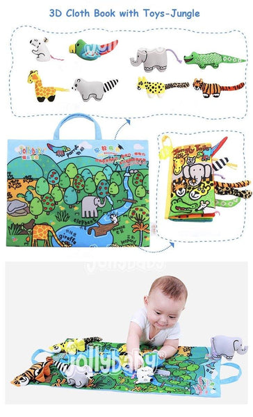 Load image into Gallery viewer, Play Mat with Cloth Book CNF2 - HN Bazar 
