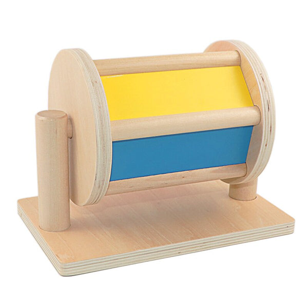 تحميل الصورة في عارض الصور ، Montessori Sensory Spinning Drum with Mirror Sounds Drum CNF1
