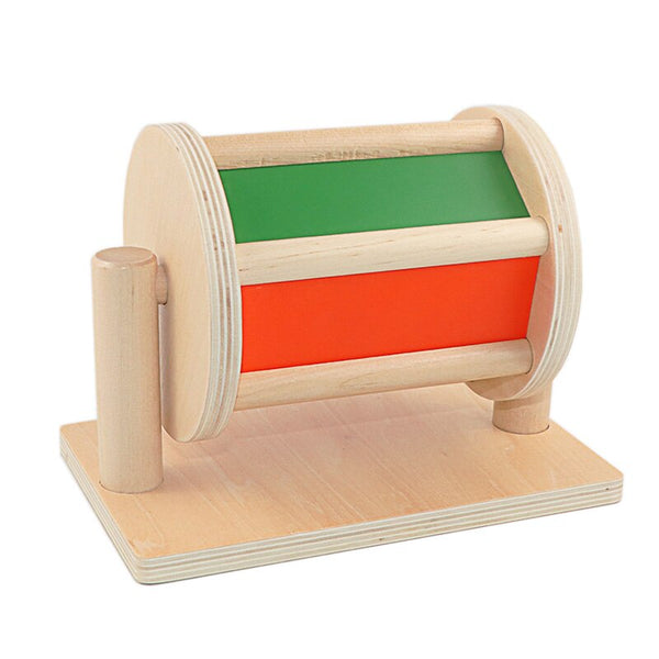 تحميل الصورة في عارض الصور ، Montessori Sensory Spinning Drum with Mirror Sounds Drum CNF1
