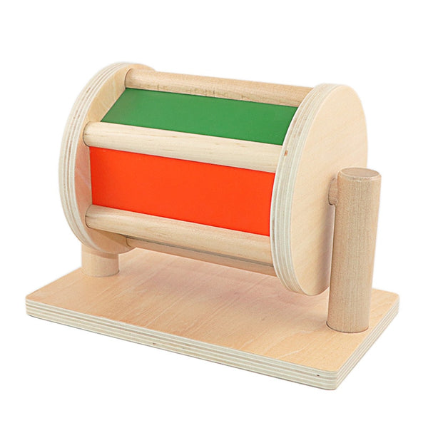 تحميل الصورة في عارض الصور ، Montessori Sensory Spinning Drum with Mirror Sounds Drum CNF1
