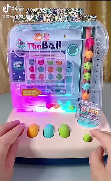 Load and play video in Gallery viewer, STEAM Montessori Puzzle Rolling Ball Toy CNF D

