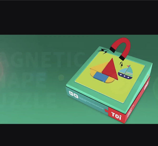 Load and play video in Gallery viewer, TOI Tangram Jigsaw Wood Geometric Shape Toys
