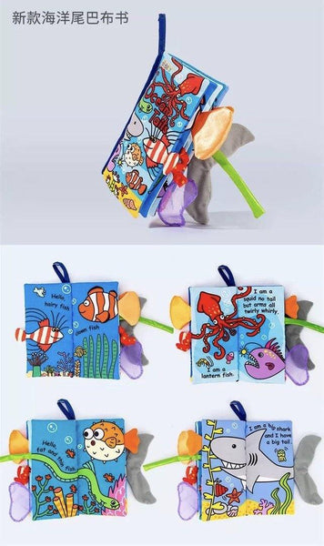 Load image into Gallery viewer, Animal Tail Cloth Book CNF2 - HN Bazar 
