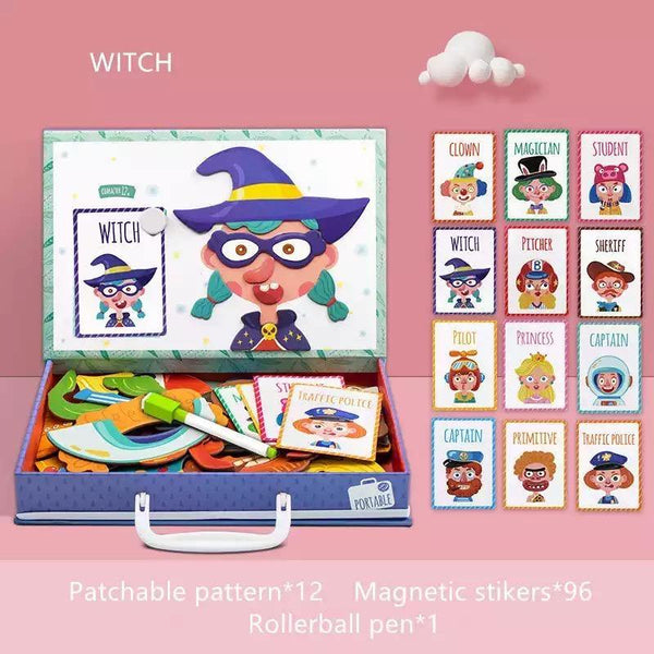 تحميل الصورة في عارض الصور ، Double-Sided Learning Magnetic Puzzle CNF1 - HN Bazar 
