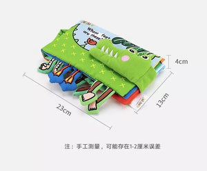 Crocodile Cloth Book - Whose Feet Are These CNF2 - HN Bazar 
