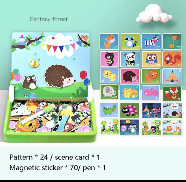تحميل الصورة في عارض الصور ، Double-Sided Learning Magnetic Puzzle CNF1 - HN Bazar 
