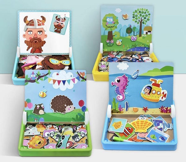 تحميل الصورة في عارض الصور ، Double-Sided Learning Magnetic Puzzle CNF1 - HN Bazar 
