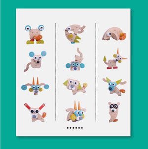 Assembled Building Block Animal Model Set CNF1 - HN Bazar 