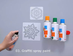 Mandala Dotting Painting Stencils Templates CNF B