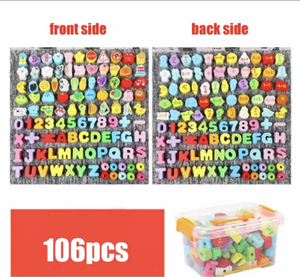Threading Beads Toys Educational Stringing Lacing Number Beads CNF1 - HN Bazar 