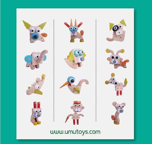 Assembled Building Block Animal Model Set CNF1 - HN Bazar 
