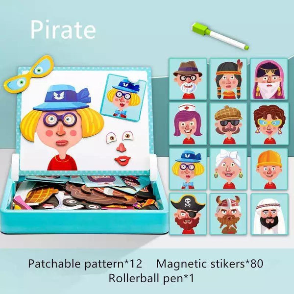 تحميل الصورة في عارض الصور ، Double-Sided Learning Magnetic Puzzle CNF1 - HN Bazar 
