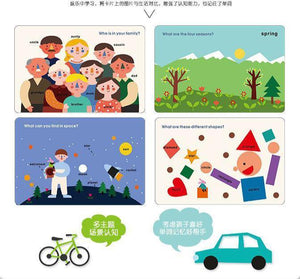 Mideer 16 PCS Cognitive Early Learning Flash Card - HN Bazar 