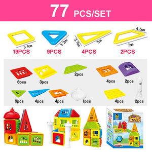 Mini 3D Diy Magnetic Building Blocks Designer Construction- AE