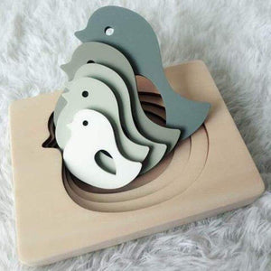Montessori Animal Carton 3D Puzzle CNF1 - HN Bazar 