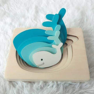 Montessori Animal Carton 3D Puzzle CNF1 - HN Bazar 