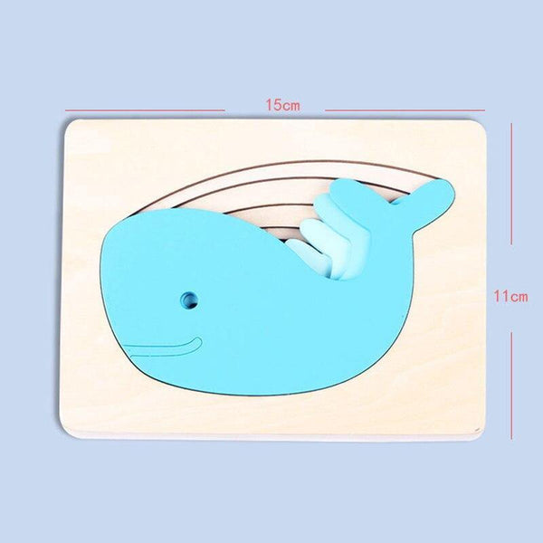 Load image into Gallery viewer, Montessori Animal Carton 3D Puzzle CNF1 - HN Bazar 
