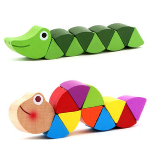 3D Seven Colors Caterpillar -CNF8