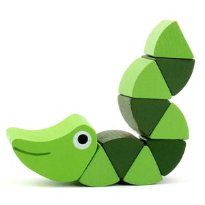 3D Seven Colors Caterpillar -CNF8