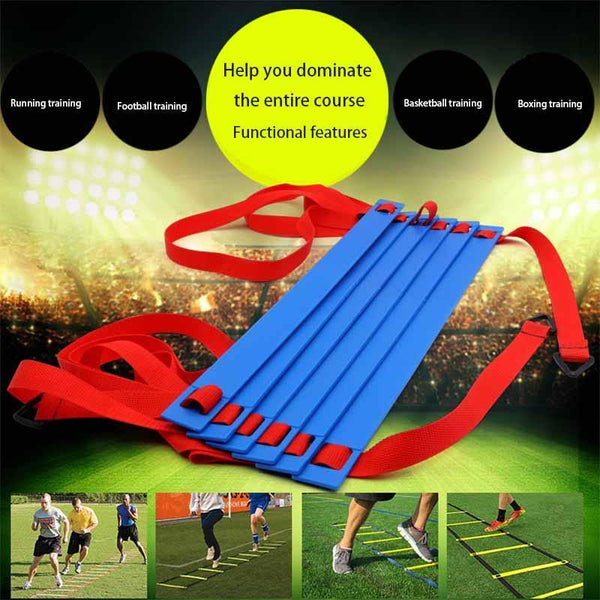 تحميل الصورة في عارض الصور ، Rung Nylon Straps Agility Ladder Training Stairs CNF3 - HN Bazar 

