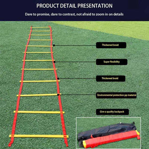 Rung Nylon Straps Agility Ladder Training Stairs CNF3 - HN Bazar 
