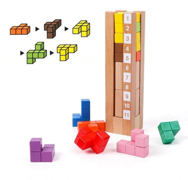 تحميل الصورة في عارض الصور ، Brain Tower Tetris Building Blocks CNF1 - HN Bazar 
