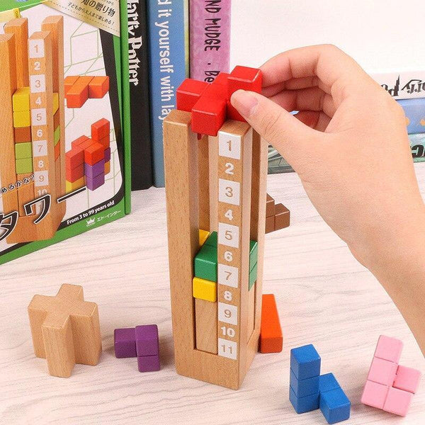 تحميل الصورة في عارض الصور ، Brain Tower Tetris Building Blocks CNF1 - HN Bazar 
