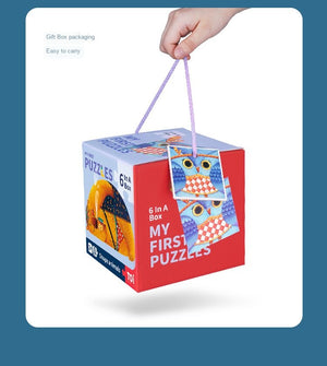 TOI My First Puzzles 3D Double-sided Cognitive Puzzles