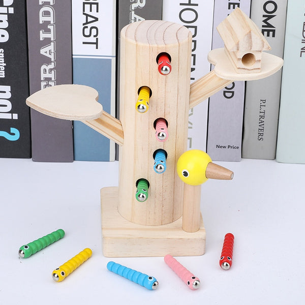 Load image into Gallery viewer, Woodpecker Catch The Worms Game CNF5
