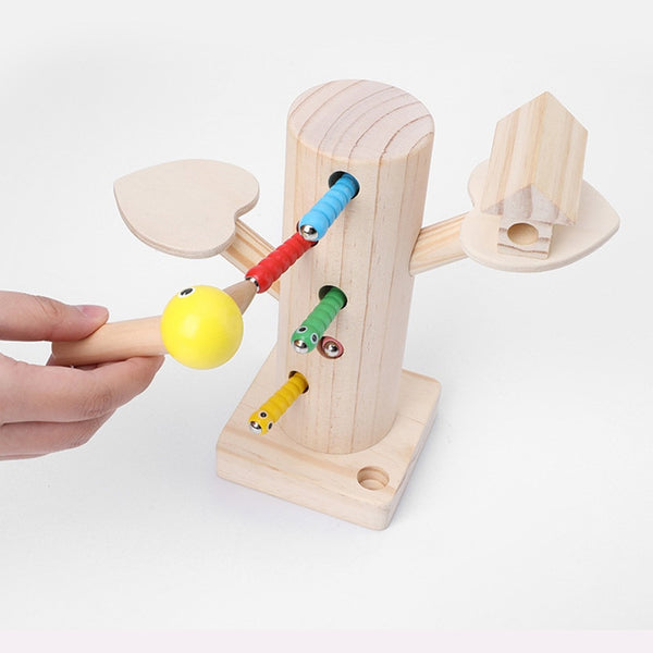Load image into Gallery viewer, Woodpecker Catch The Worms Game CNF5
