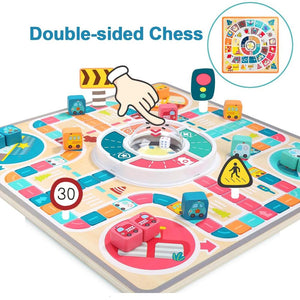 Bright 2 In 1 Wooden Chess