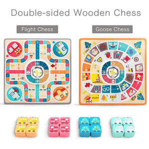 Bright 2 In 1 Wooden Chess