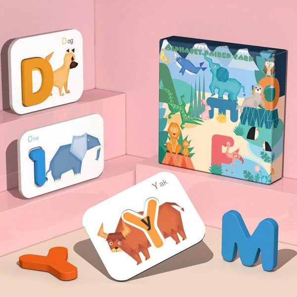 Load image into Gallery viewer, Number Letter Matching Cognitive Card CNF1 - HN Bazar 
