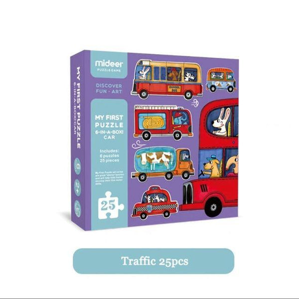 Load image into Gallery viewer, Mideer 6 IN 1 Jigsaw Puzzle Children - HN Bazar 
