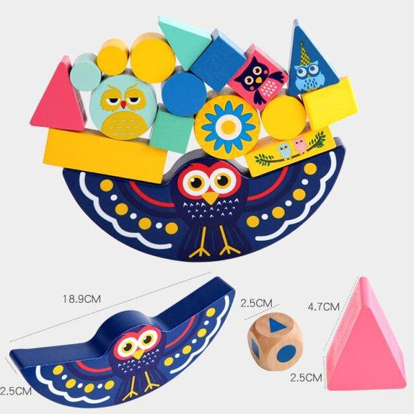 Load image into Gallery viewer, Owl Balance Blocks Table CNF1 - HN Bazar 
