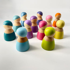Wooden Rainbow Blocks Montessori Friends CNF7