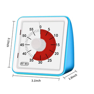 60 Minutes Visual Analog Timer Silent Countdown Timer CNF4 - HN Bazar 