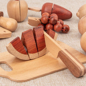 Natural Wood Color Fruits And Vegetables CNF7